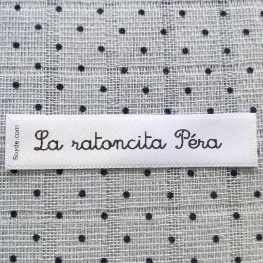 100 etiquetas termoadhesivas de tela para ropa, etiquetas de ropa  personalizadas, lavables para niños, etiquetas con nombre personalizadas  para ropa