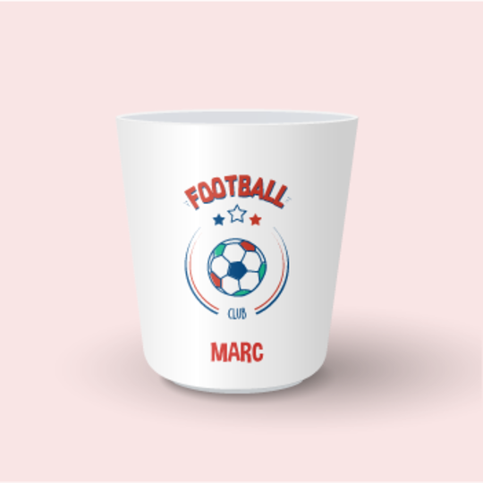 gobelet personnalisé foot