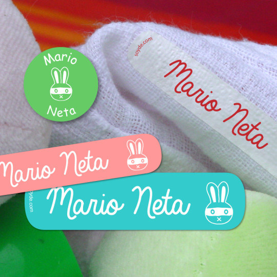 Etiquetas y pegatinas con nombre para marcar la ropa de los niños, Estilo  de vida, Escaparate