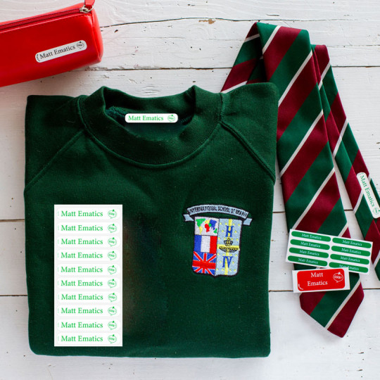 School Uniform Labels. Clothes Labels for School Uniform.