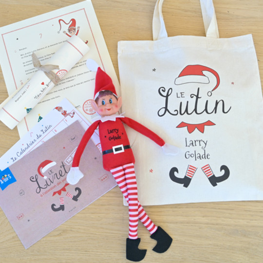 Le lutin rouge et blanc Larry Golade