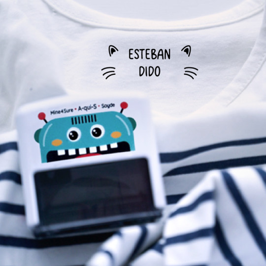Divertido sello personalizado para niños