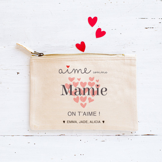 Pochette personnalisable d'un prénom | souvenirsdefamille