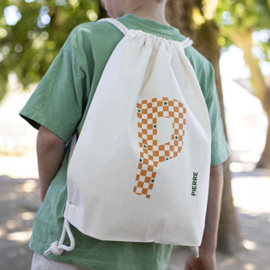 sac à dos coton personnalisé pour l'école et les activités