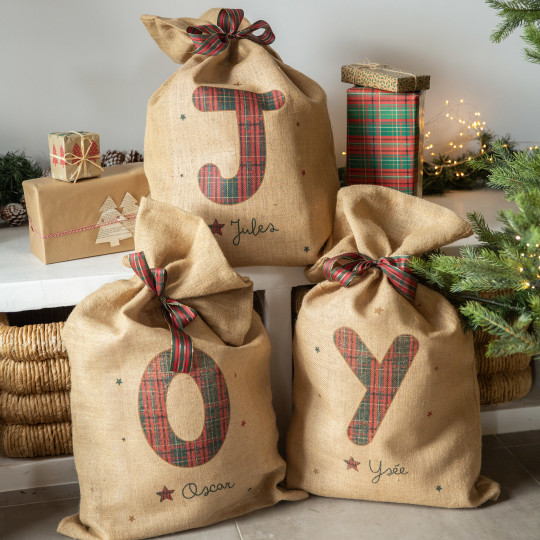 hottes personnalisées initiales noel