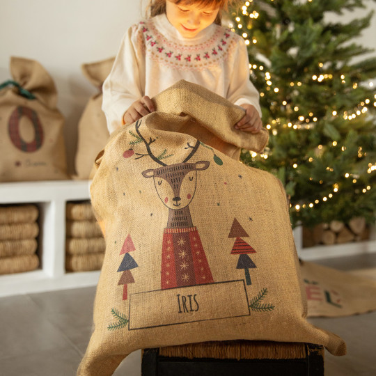 hotte personnalisée noel