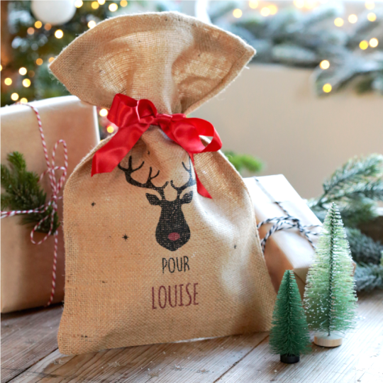 La petite Hotte, le sac de Noël personnalisé made in France - A-qui-S