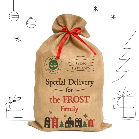 personalized Santa sacks