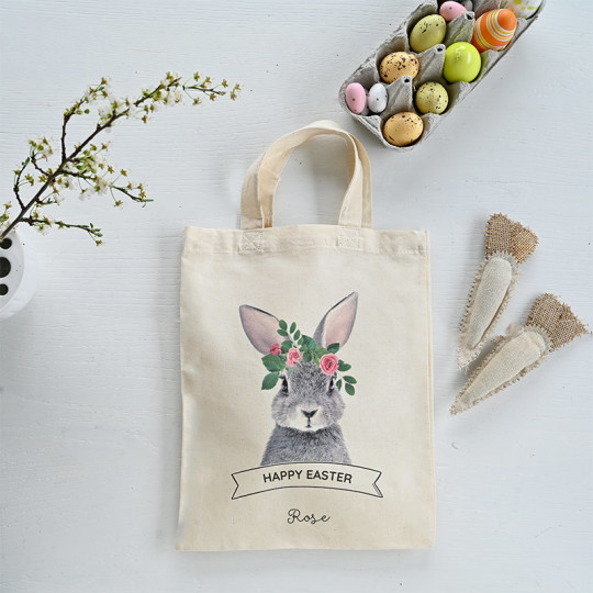 Personalised easter egg hunt bags discount