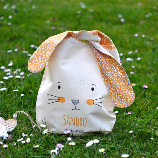 Sacs en papier Lapin de Pâques 17x28cm x3pcs