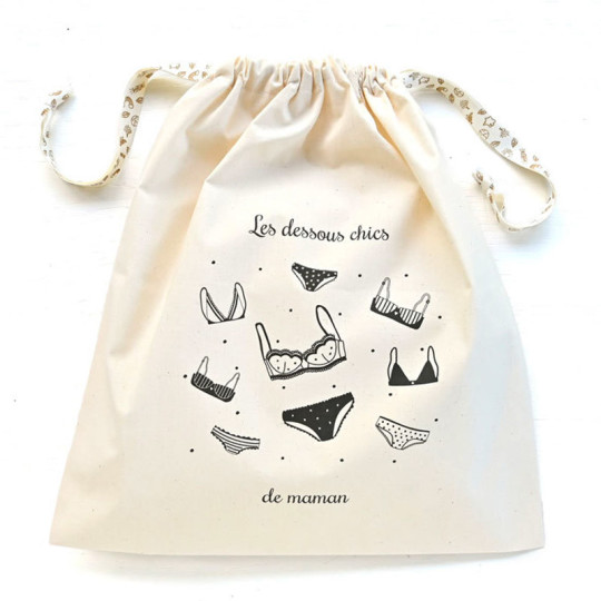 Le Sac en coton A qui Pocket personnalisable personnalise en France A qui S
