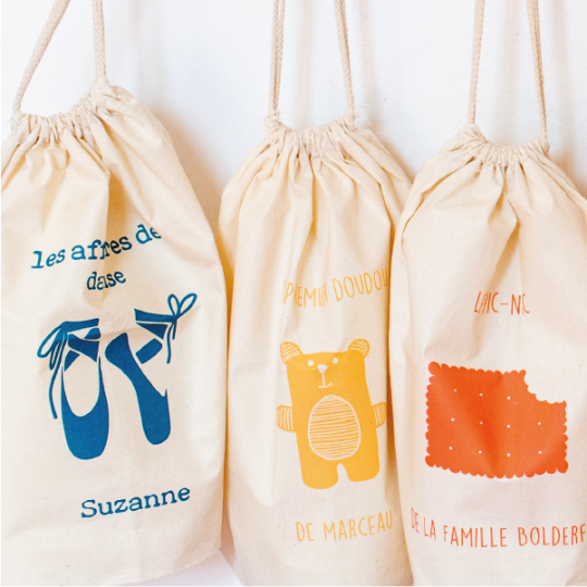 Sac de linge pour enfant personnalisé