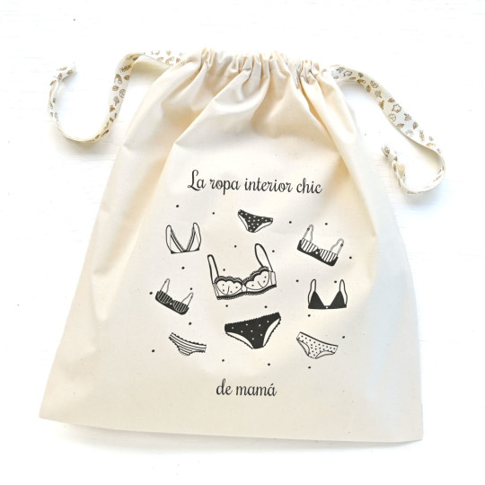 bolsa de algodón para la ropa