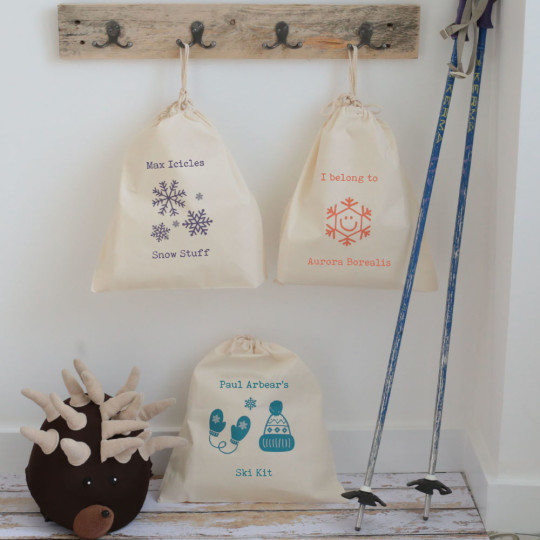 Personalised cotton drawstring bags clearance