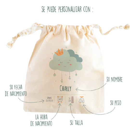 bolsa personalizada para bebé