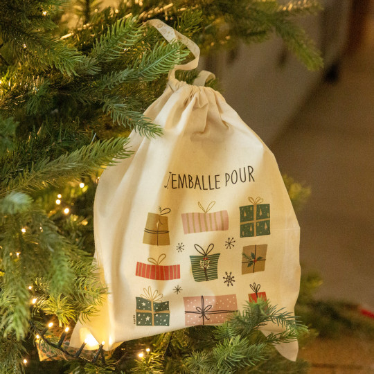 pochette cadeau noel