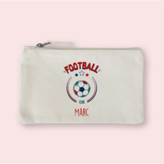 trousse enfant personnalisée foot