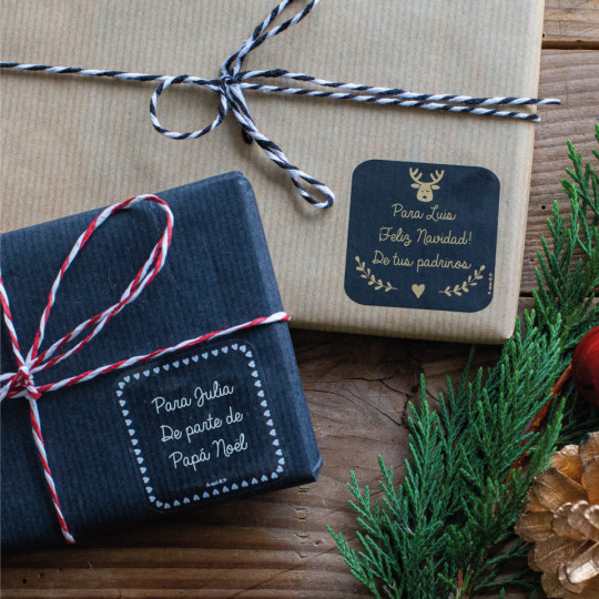 Etiquetas personalizadas una a una especiales para los regalos de Navidad –  Las Individuales® - Soyde