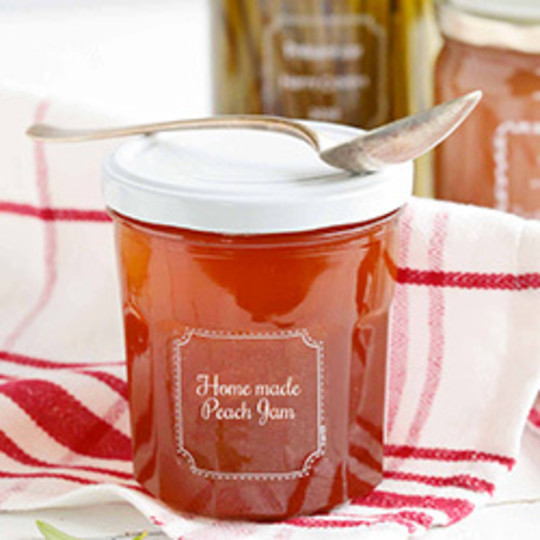 labelling jam jars