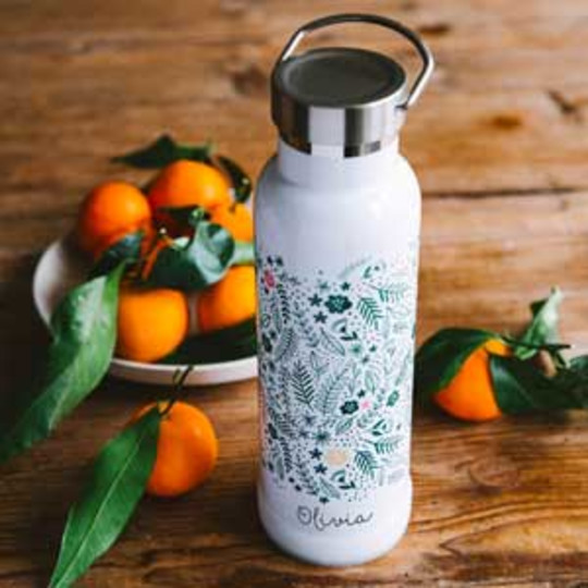 personalised reusable water bottle