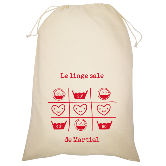 Sac à linge sale personnalisé