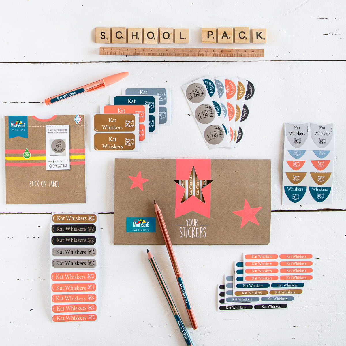 Name labels for school