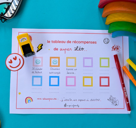 Le tableau de récompense : l’astuce ludique pour motiver vos enfants au quotidien !