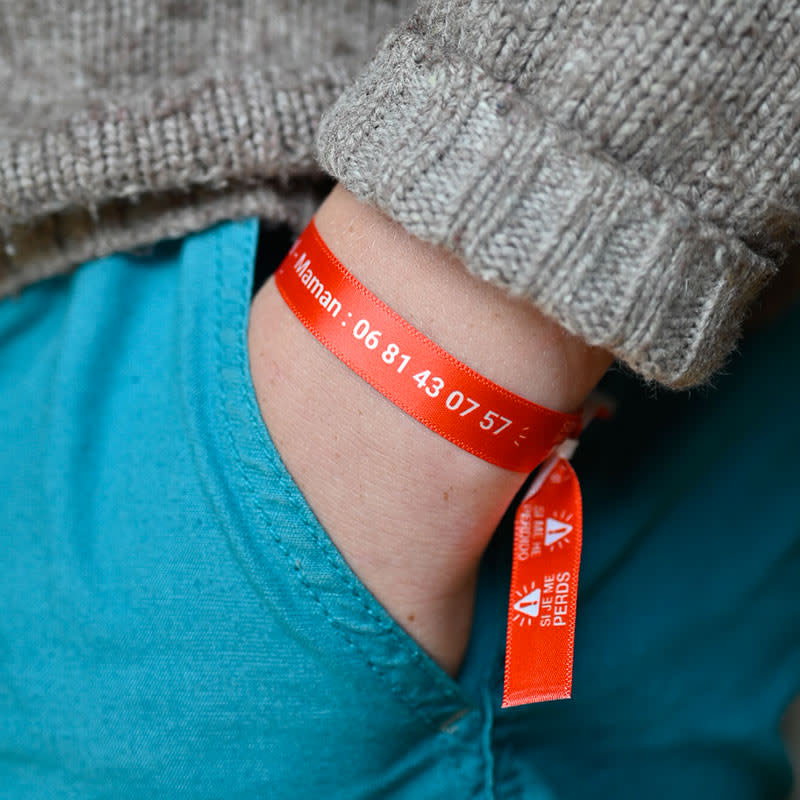 Bracelet de sécurité personnalisable A-qui-S