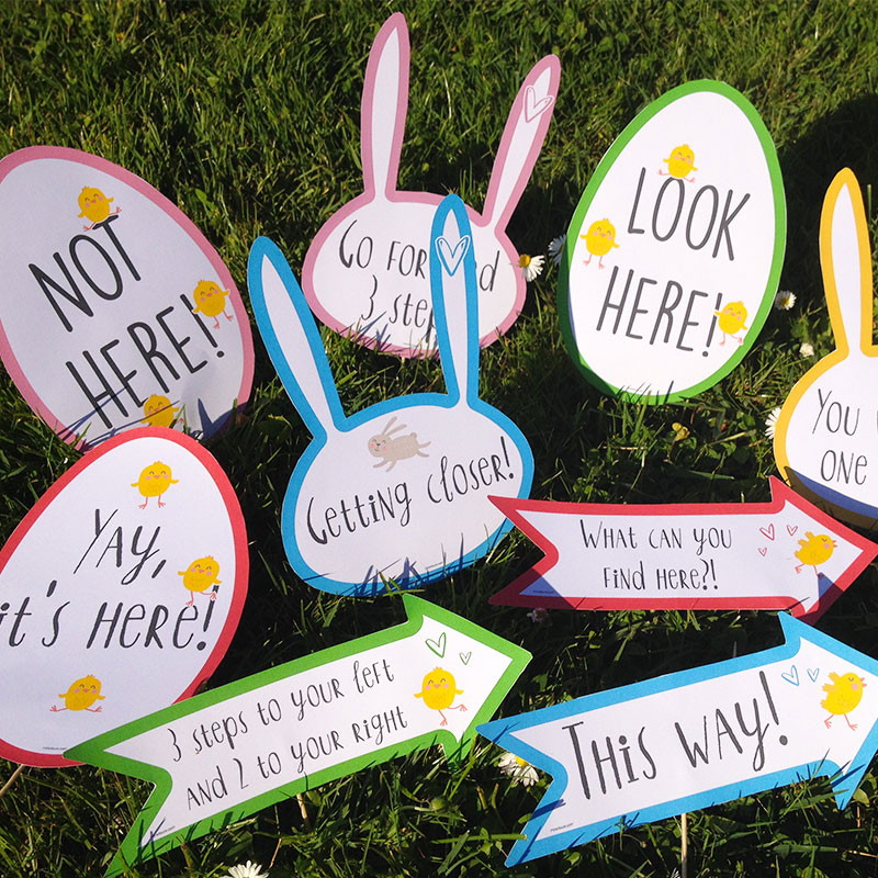 Easter egg hunt free printable