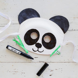 panda mask printable