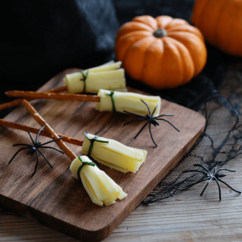 Halloween witches brooms savoury snacks