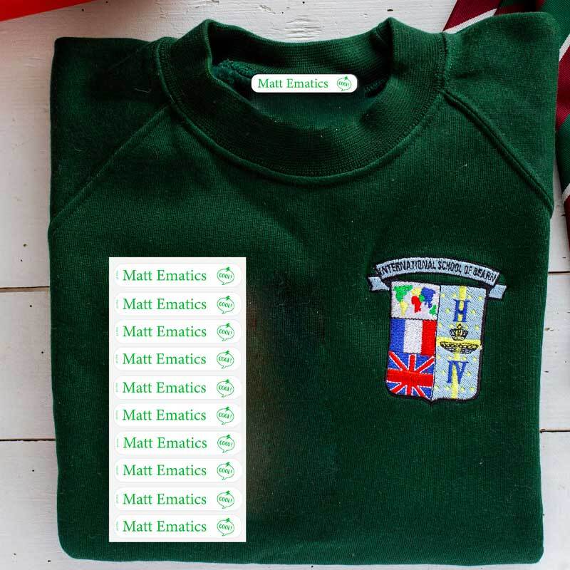 school clothes labels