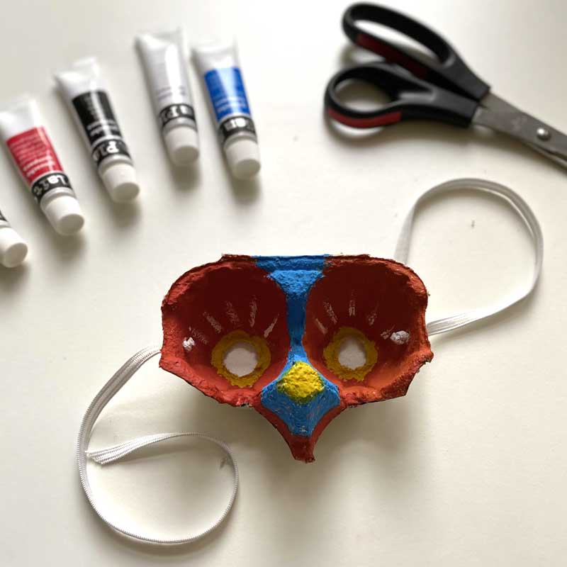 DIY masque carnaval pour enfant facile à réaliser