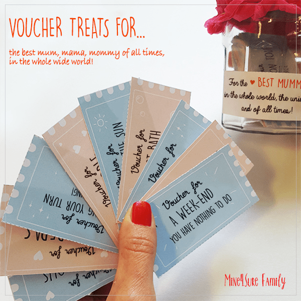 Mother’s Day « vouchers for »: Treats for the best mama!