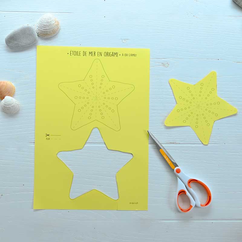 DIY étoile de mer en origami : activité facile et fun pour les enfants