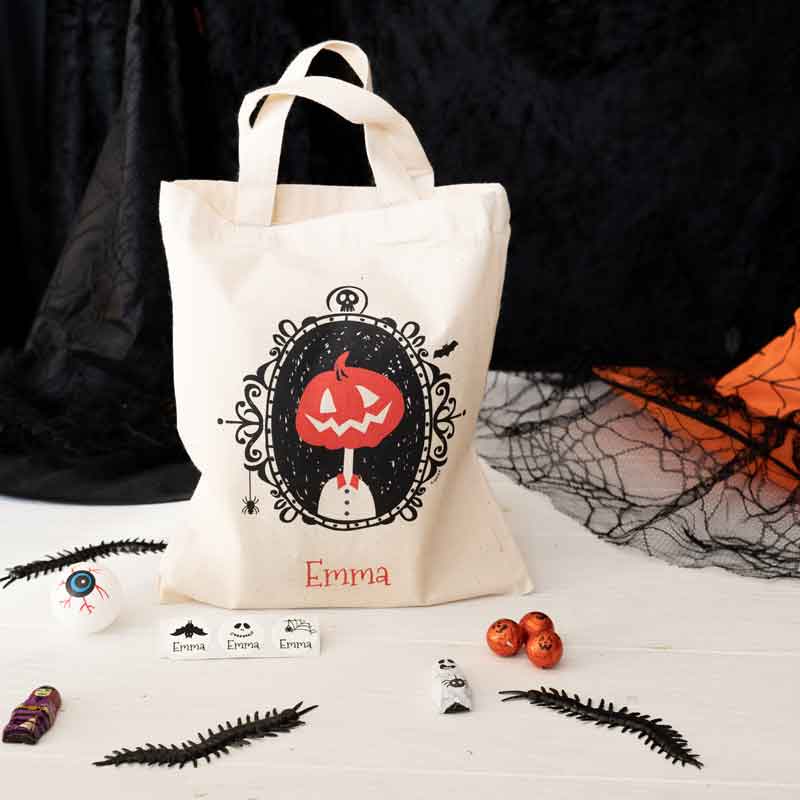Personalised Halloween bag for kids