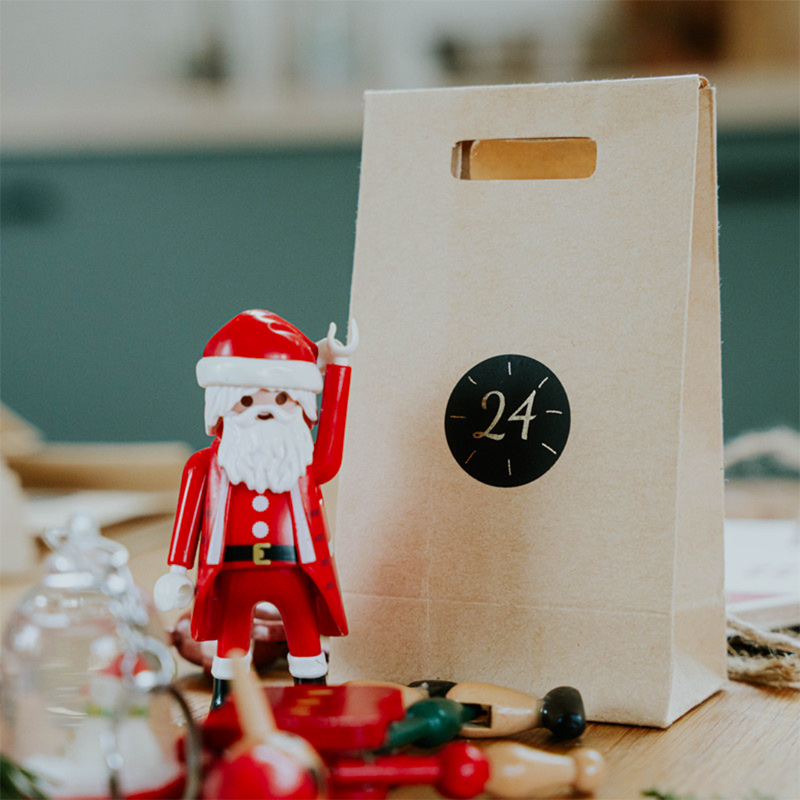 Merry Christmas Calendrier de l'Avent & sac à cadeaux