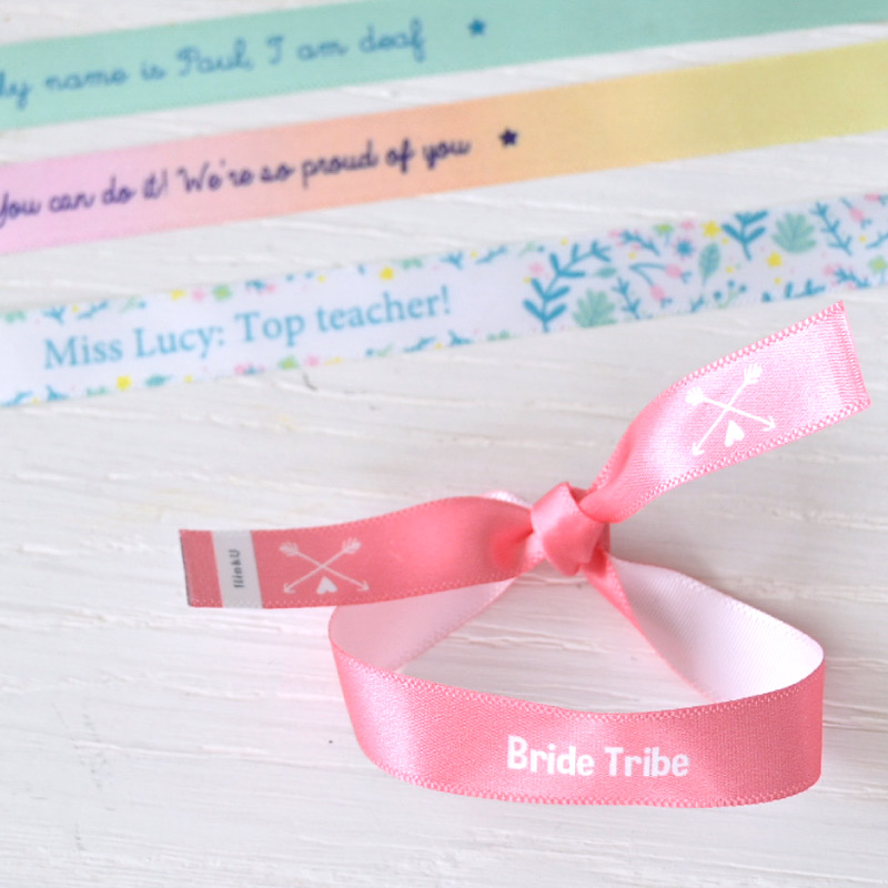 The indispensable accessory to your special events! The personalised wristband