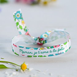 bracelet personnalisé fête des mères