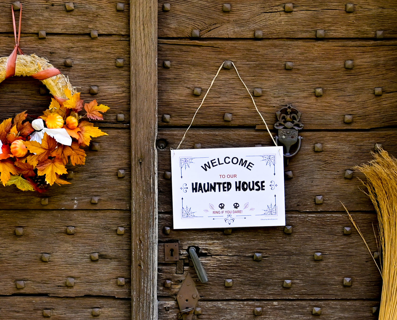 Halloween Door Sign printables