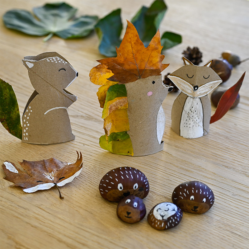 DIY de otoño: animales del bosque.