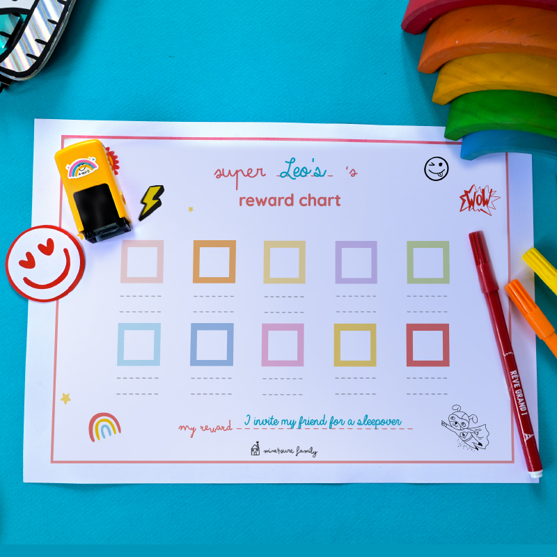The reward chart: A great tool to motivate, encourage kids daily!