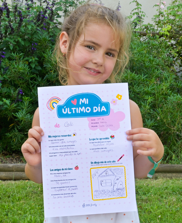 «Mi último Día de cole»: ¡Un cartel de recuerdo!