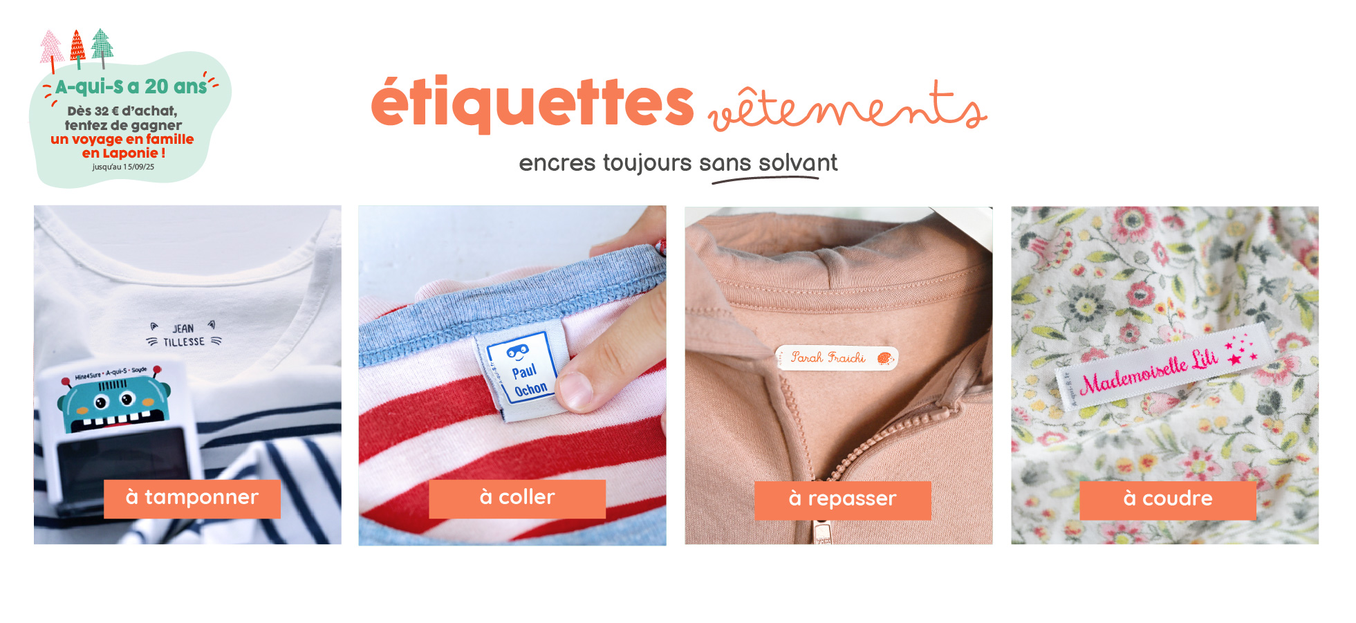 pack d'étiquettes