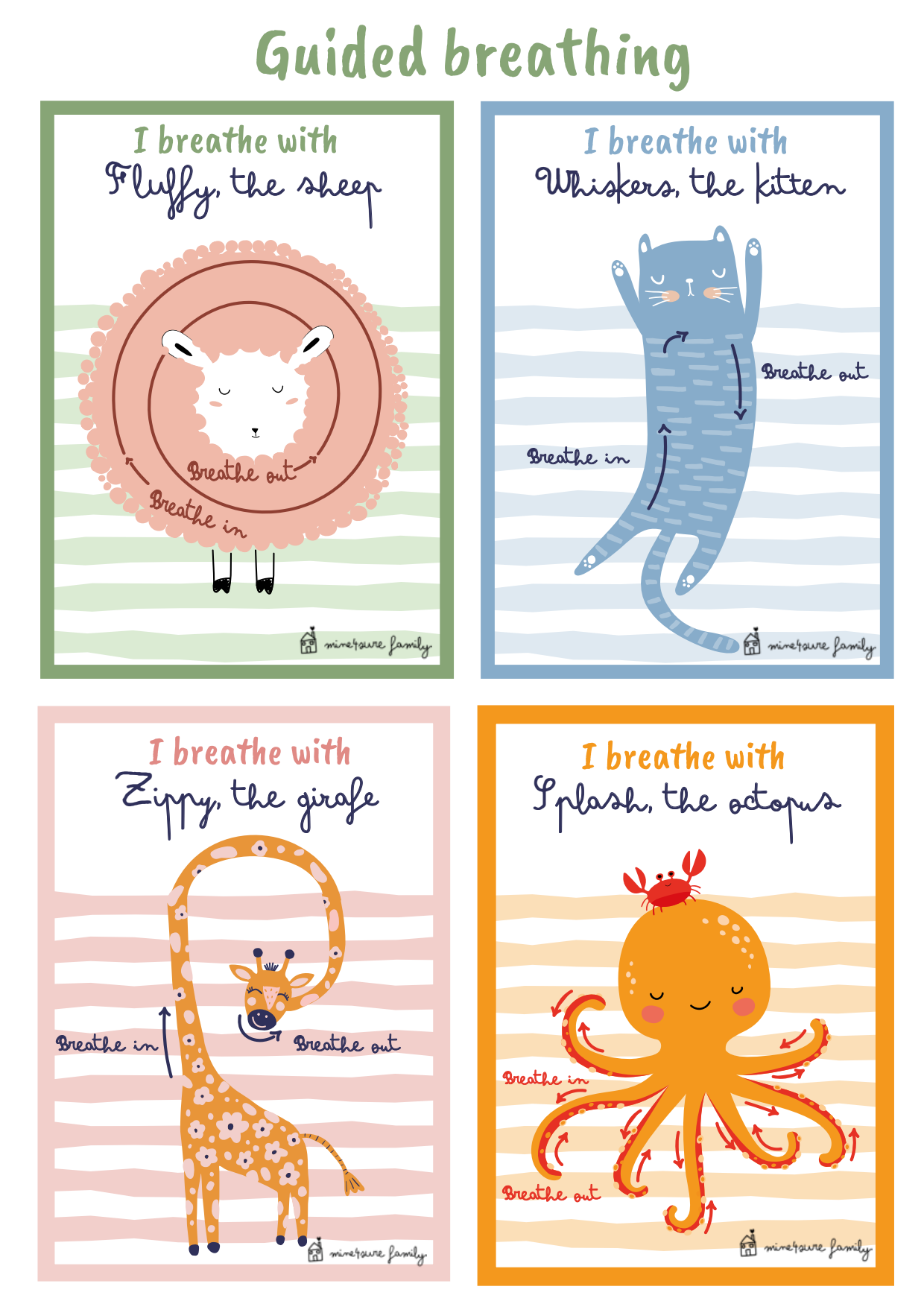 Guided breathing: Discover our animal cards!