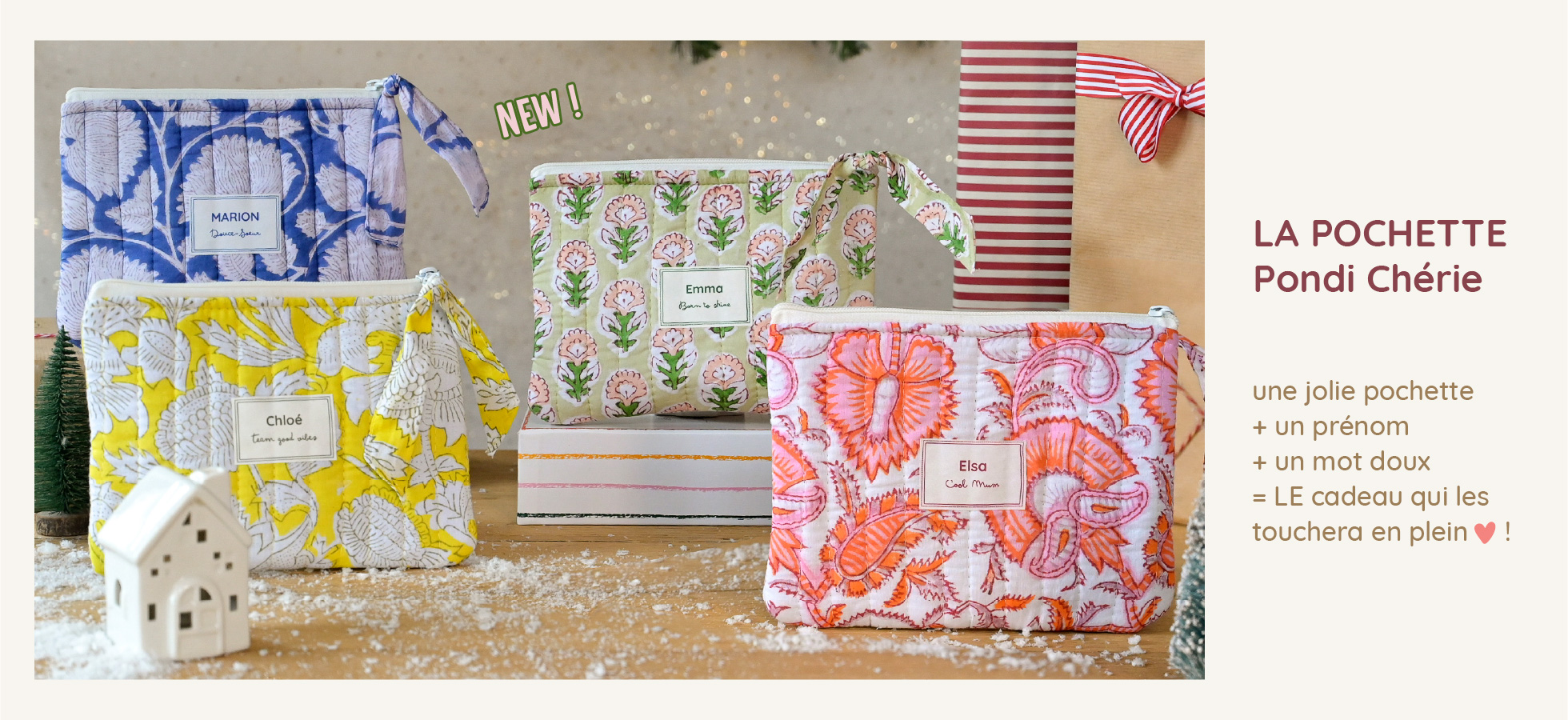 Pochette matelassée