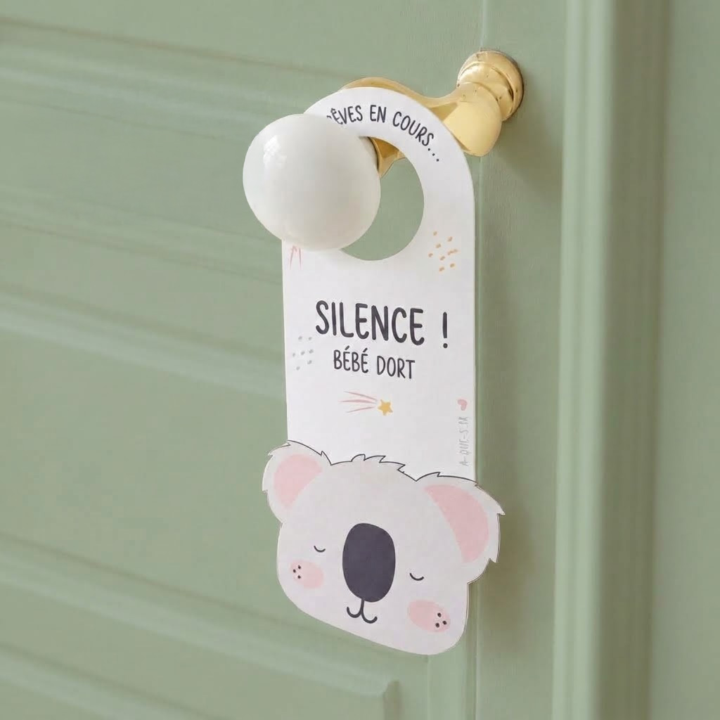 Pancarte pour la porte de bébé à imprimer gratuitement Pancarte pour la porte de bébé à imprimer gratuitement